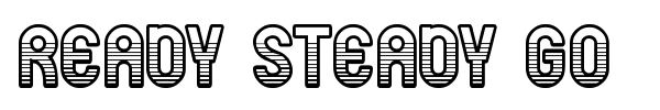 Ready Steady Go font preview